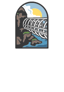 The Gobbins logo coloured